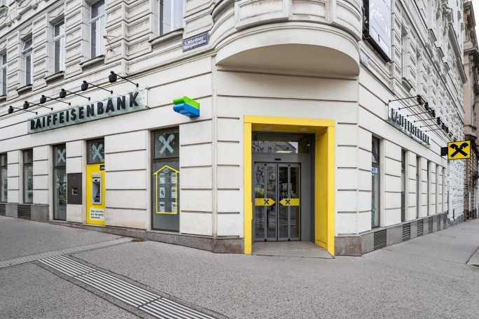 Bankfiliale Wiedner Hauptstraße der Raiffeisen Wien Stadtbank